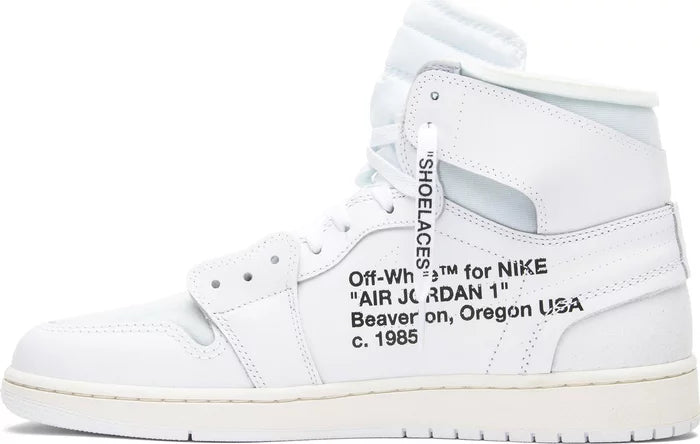 Off - White x air Jordan 1 Retro High 'Blanca/White'