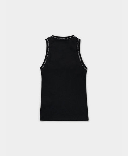 Daily Paper Black Erib Tank Top