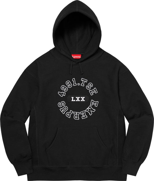 Supreme Reverse Hooded Sweatshirt - Black