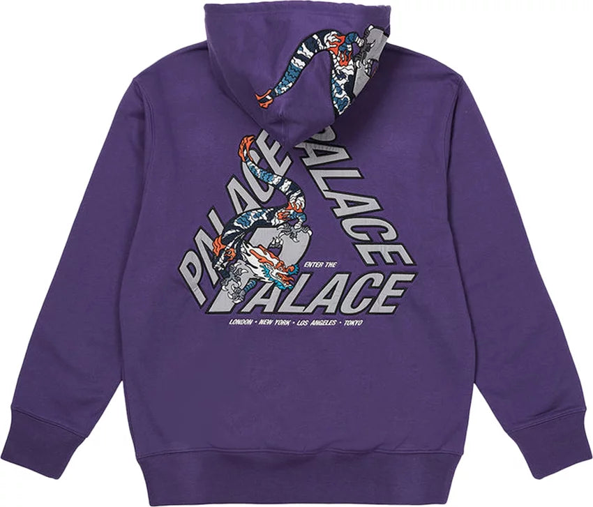 Palace Dragon P-3 Hoodie - Purple