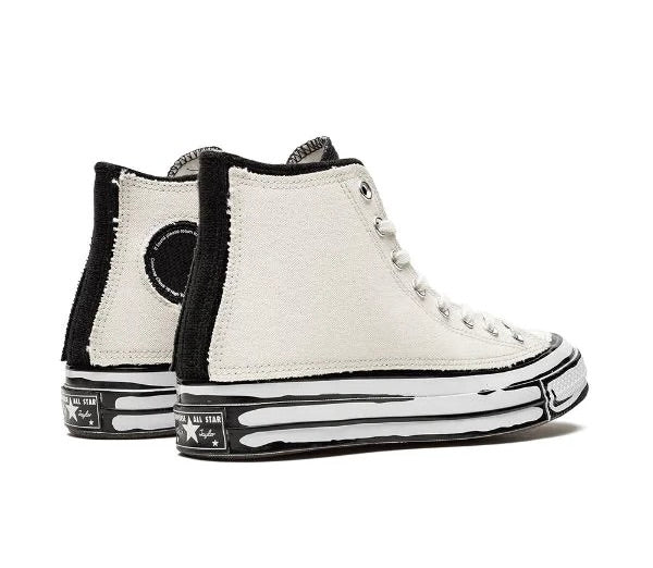 converse x Joshua Vides Chuck 70 Hi Sneakers - black/white