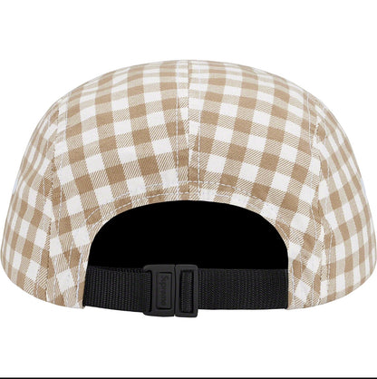 Supreme Gingham Twill Camp cap - Tan