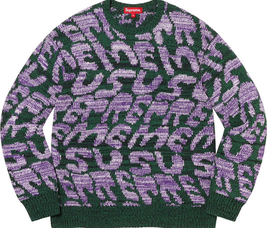 Supreme Stacked Sweater - Green