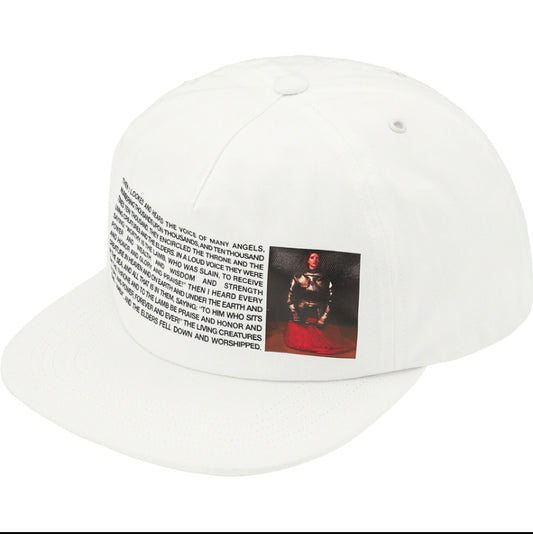 Supreme Joan of Arc 5 Panel Cap - White