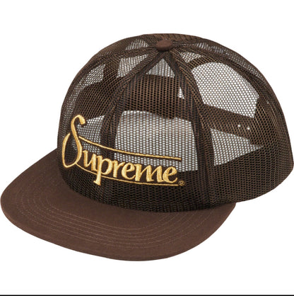 Supreme Mesh 6 Crown Cap - Brown