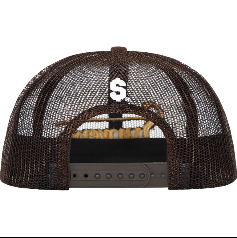 Supreme Mesh 6 Crown Cap - Brown