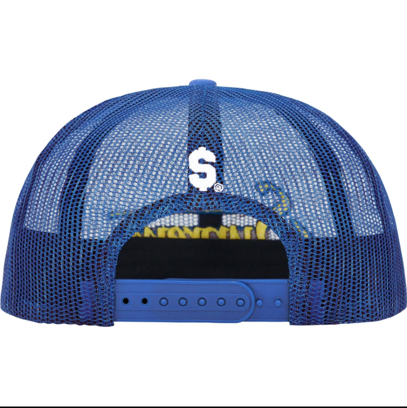 Supreme Mesh 6 Crown Cap - Blue