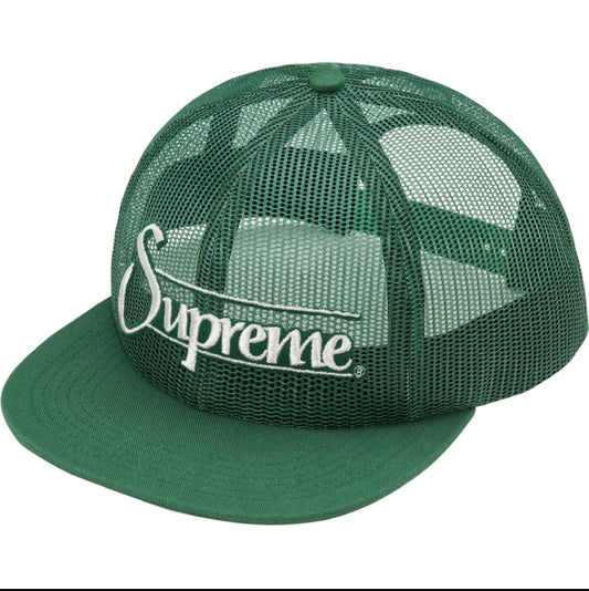 Supreme Mesh 6 Crown Cap - Green