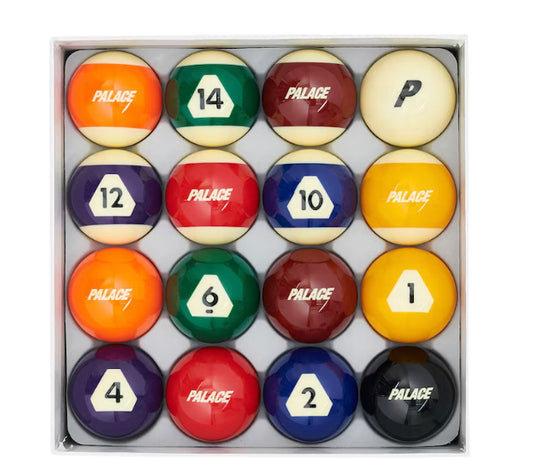 Palace English Pool Balls - Multicolor