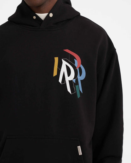 Represent Initial Assembly Hoodie - Jet Black