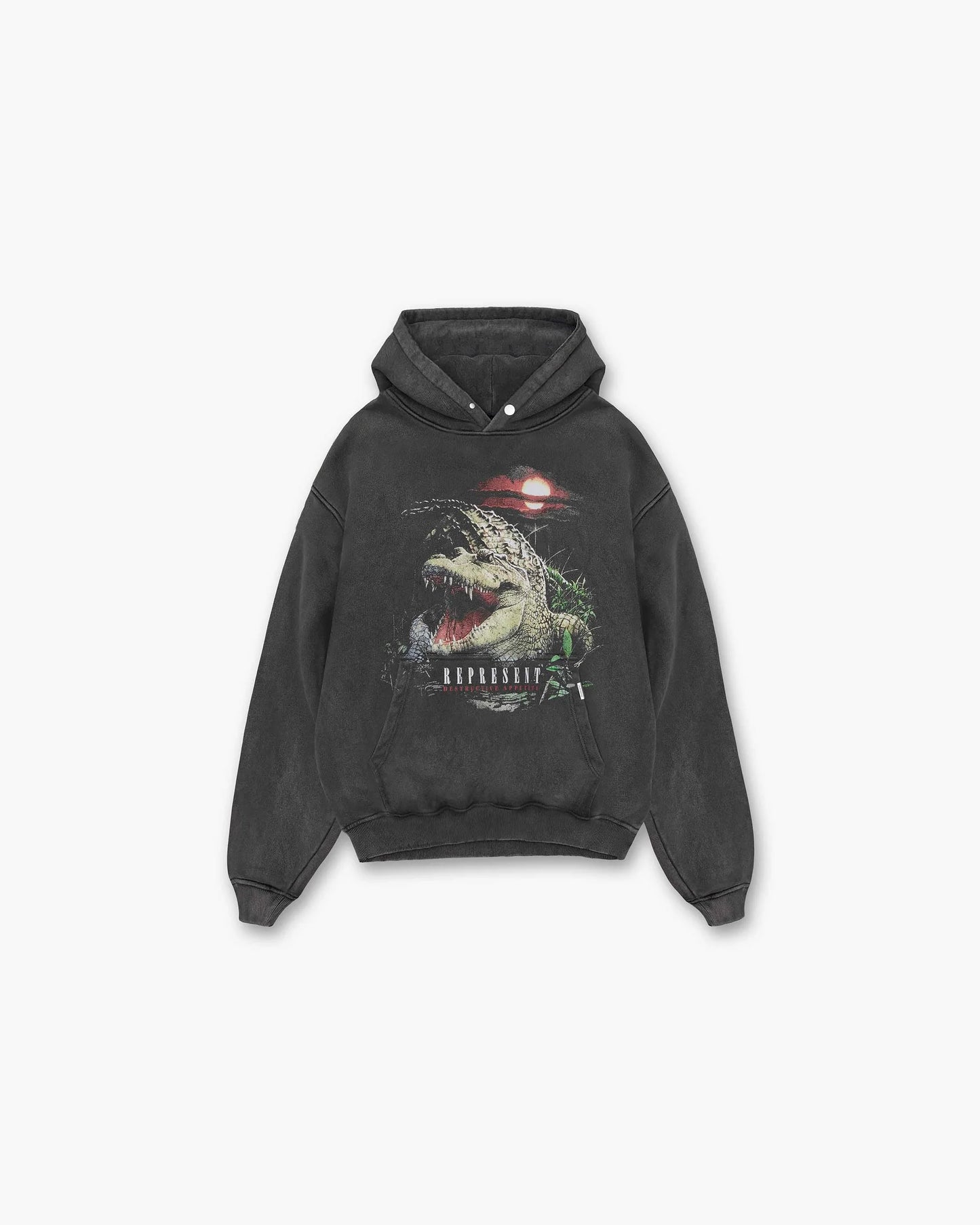 Represent Destructive Appetite Hoodie - Vintage Grey