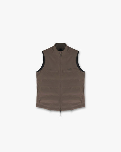 Represent Techne Gilet Filled - Dark Oak