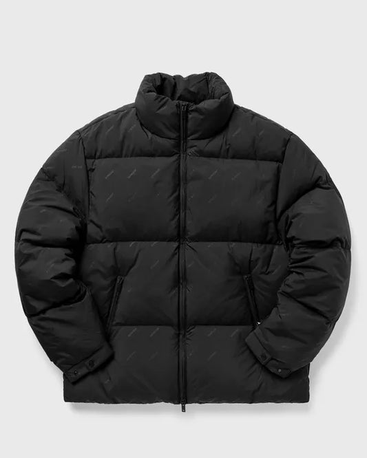 Represent All Over Logo Puffer Jacket - Black