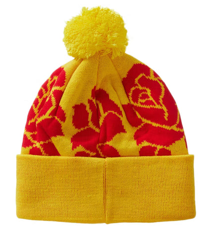 Supreme Rose Beanie - Yellow/Red