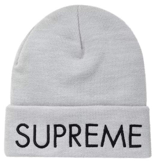 Supreme Capital logo-embroidered beanie - Grey