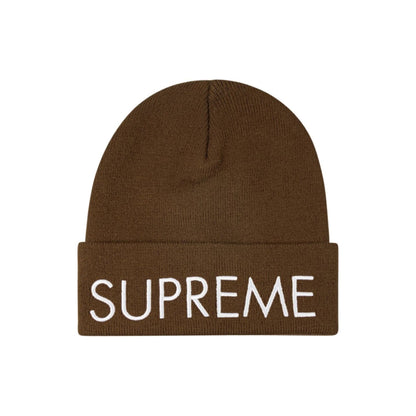 Supreme Capital logo-embroidered beanie - Brown