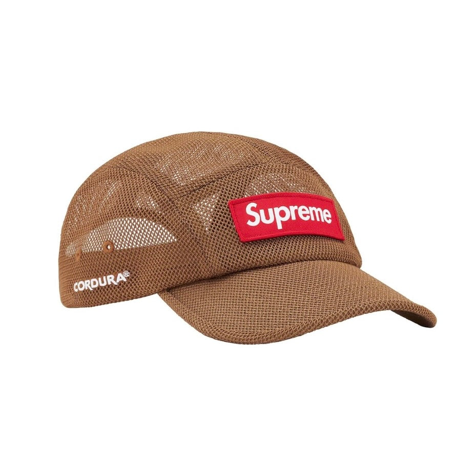 Supreme Mesh Cordura Camp Cap - Sand