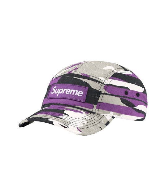 SupremeLayered Camo Camp Cap - Purple camo