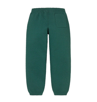 Supreme Micro Quilted Sweatpants - Green