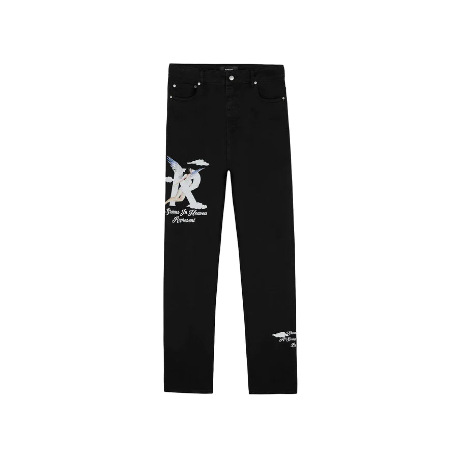 Represent Storms In Heaven Jeans - Black