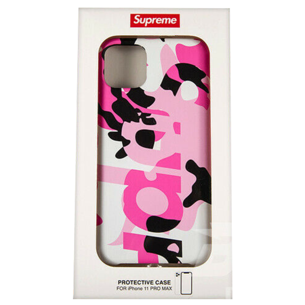 Supreme Camo iPhone 11 Case Pink Camo