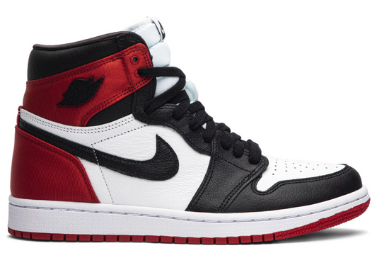 Jordan 1 Retro High Satin Black Toe (W)