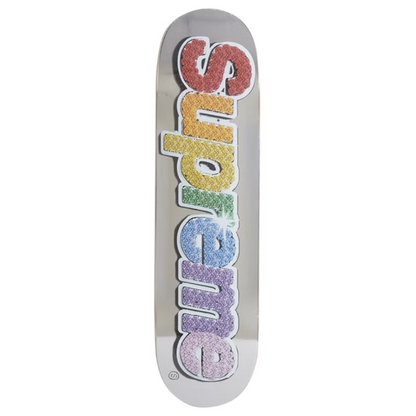 Supreme Bling Box Logo Skateboard Deck