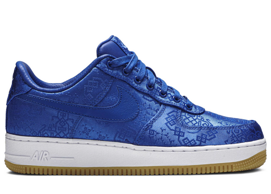 CLOT x Nike Air Force 1 PRM Royal Silk