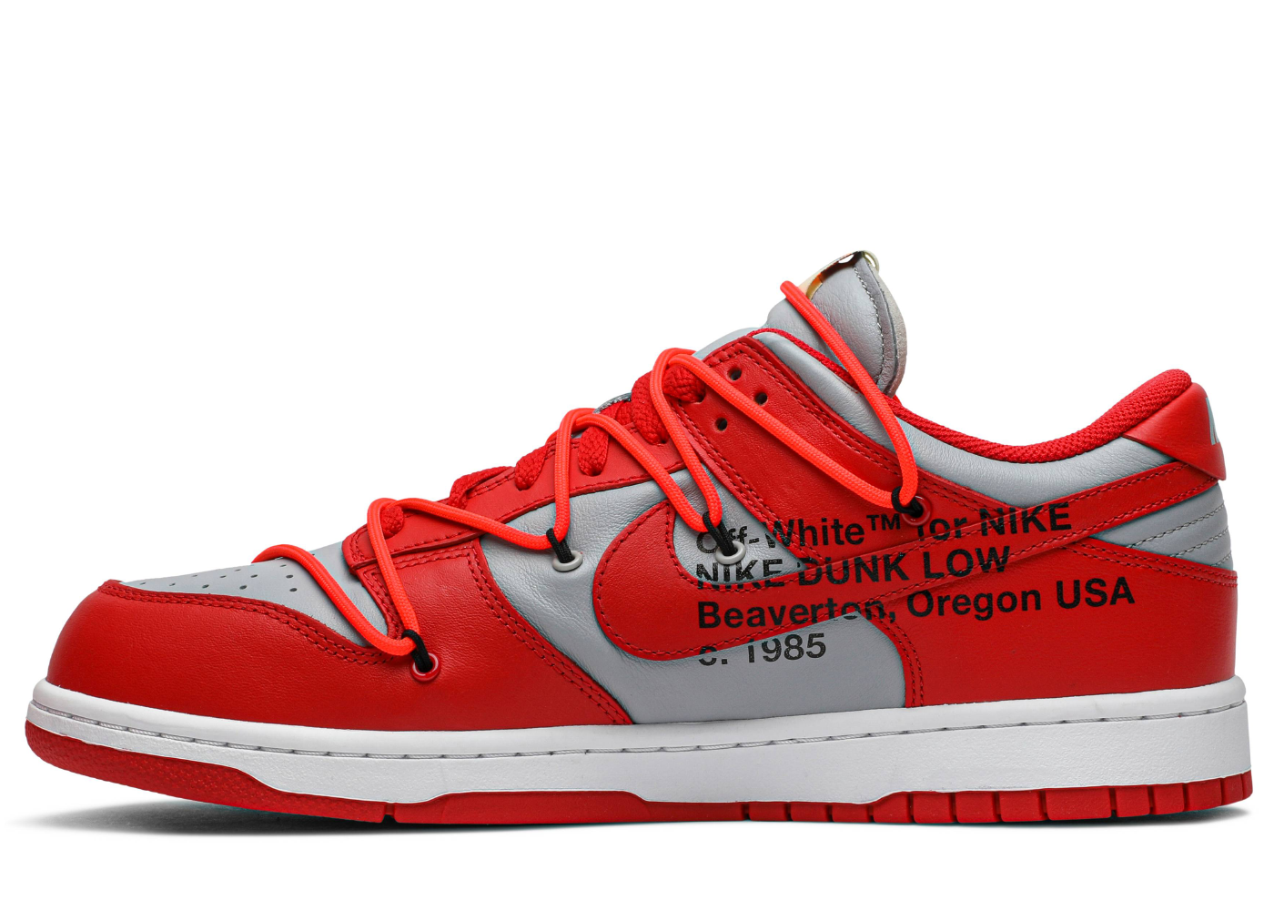 Off-White x Nike Dunk Low University Red