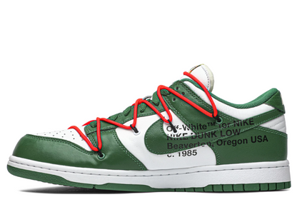 Off-White x Nike Dunk Low Pine Green