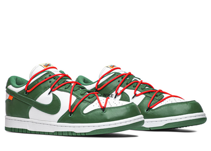 Off-White x Nike Dunk Low Pine Green