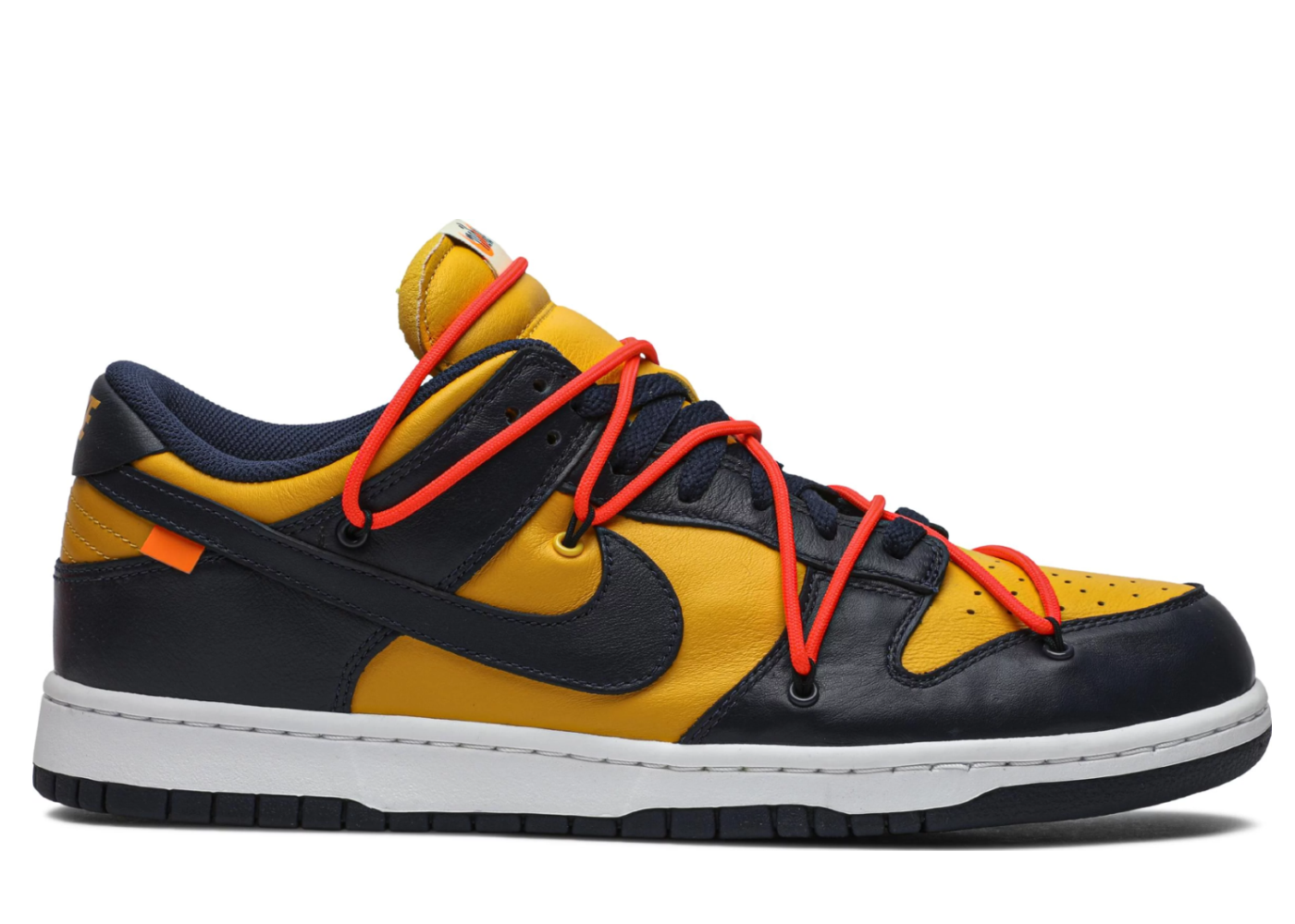 Off-White x Nike Dunk Low University Gold