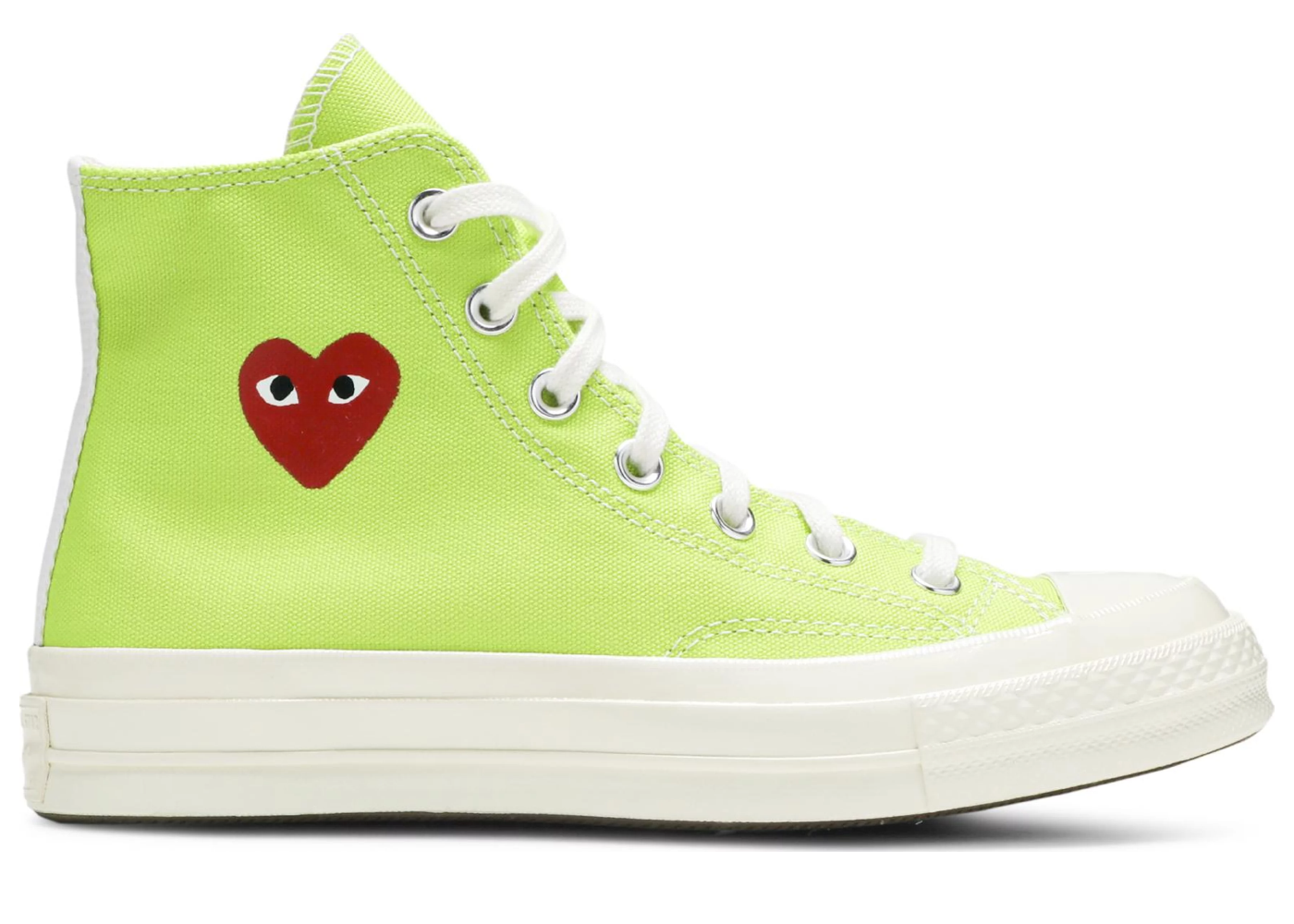 Comme des Garçons PLAY x Converse Chuck 70 High Bright Green