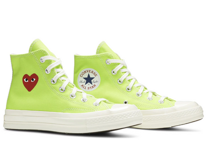 Comme des Garçons PLAY x Converse Chuck 70 High Bright Green