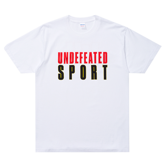 UNDEFEATED Sport Tee White